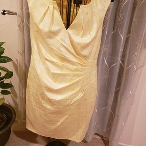 Dress Barn Yellow Sheath Dress